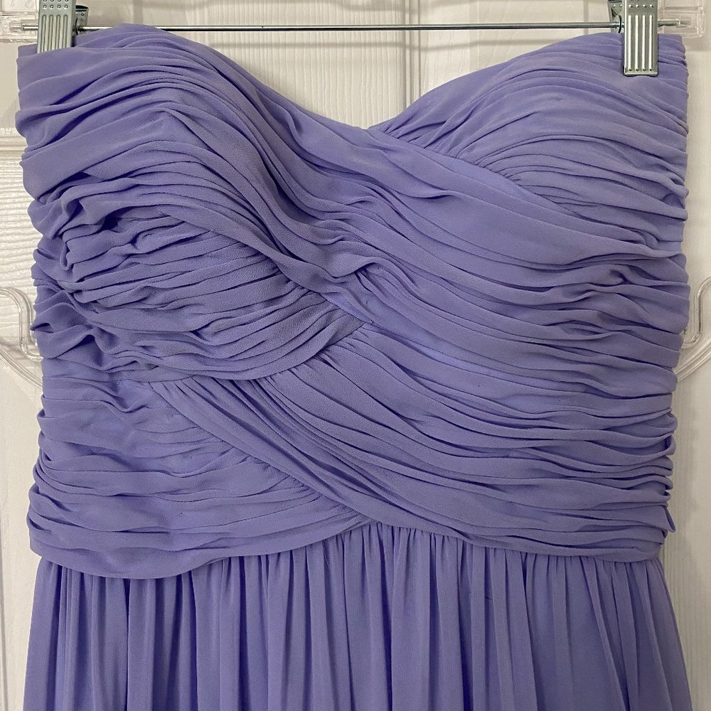 Donna Morgan Collection Strapless Chiffon Dress
